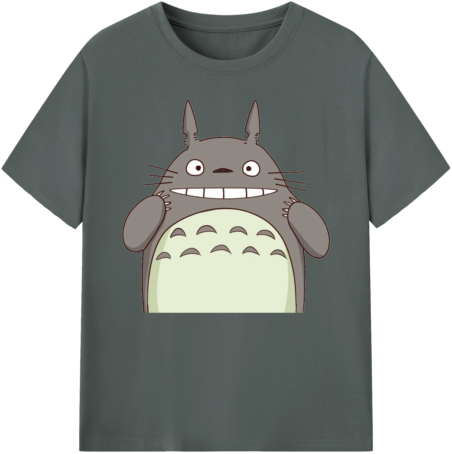 （画像用） となりのトトロ 草壁メイ 草壁サツキ My Neighbor Totoro Satsuki Kusakabe Mei Kusakabe 綿100％ メンズ半袖Tシャツ｜肌触りやわらか＆通気性